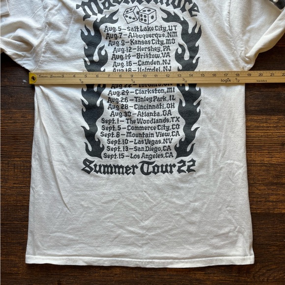 Men's Macklemore T-Shirt White Stead Long Sleeve M 2022 Tour Rap Hip Hop Mythic - Picture 8 of 11